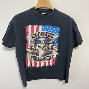 Vintage Guns N Roses Shirt Use Your Illusion World Tour Brockum 1991 XL Concert